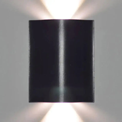 Modern Black Wavy Wall Washer Lamp Porch Lighting