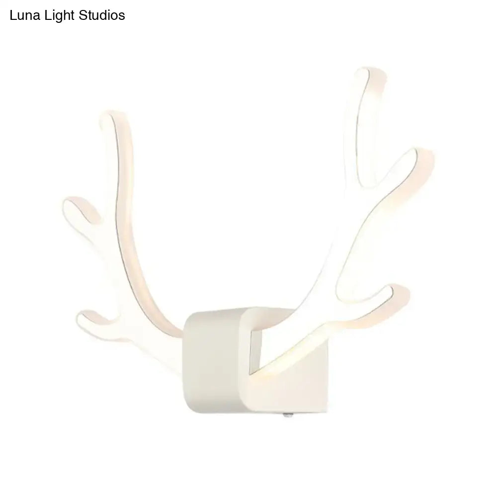 Black Antler Wall Sconce with Pull Chain by Decorbites, home & garden lighting on Tampa Home & Garden Store