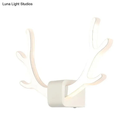 Black Antler Wall Sconce with Pull Chain by Decorbites, home & garden lighting on Tampa Home & Garden Store