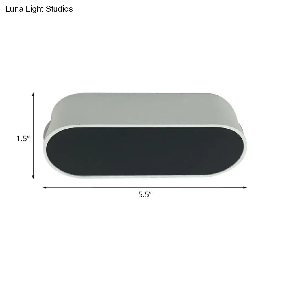 Black White Metal Oblong Wall Sconce by Decorbites on Tampa Home & Garden Store