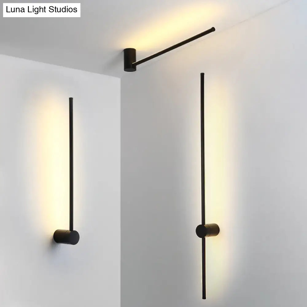 Modern black LED metal wall sconce by Decorbites, 2-pack for living room ambient lighting on Tampa Home & Garden Store