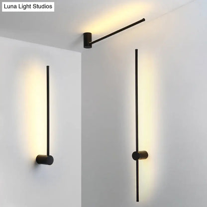 Modern black LED metal wall sconce by Decorbites, 2-pack for living room ambient lighting on Tampa Home & Garden Store