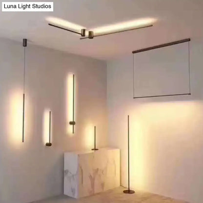 Modern black and white LED metal wall sconces group for living room lighting on Tampa Home & Garden Store