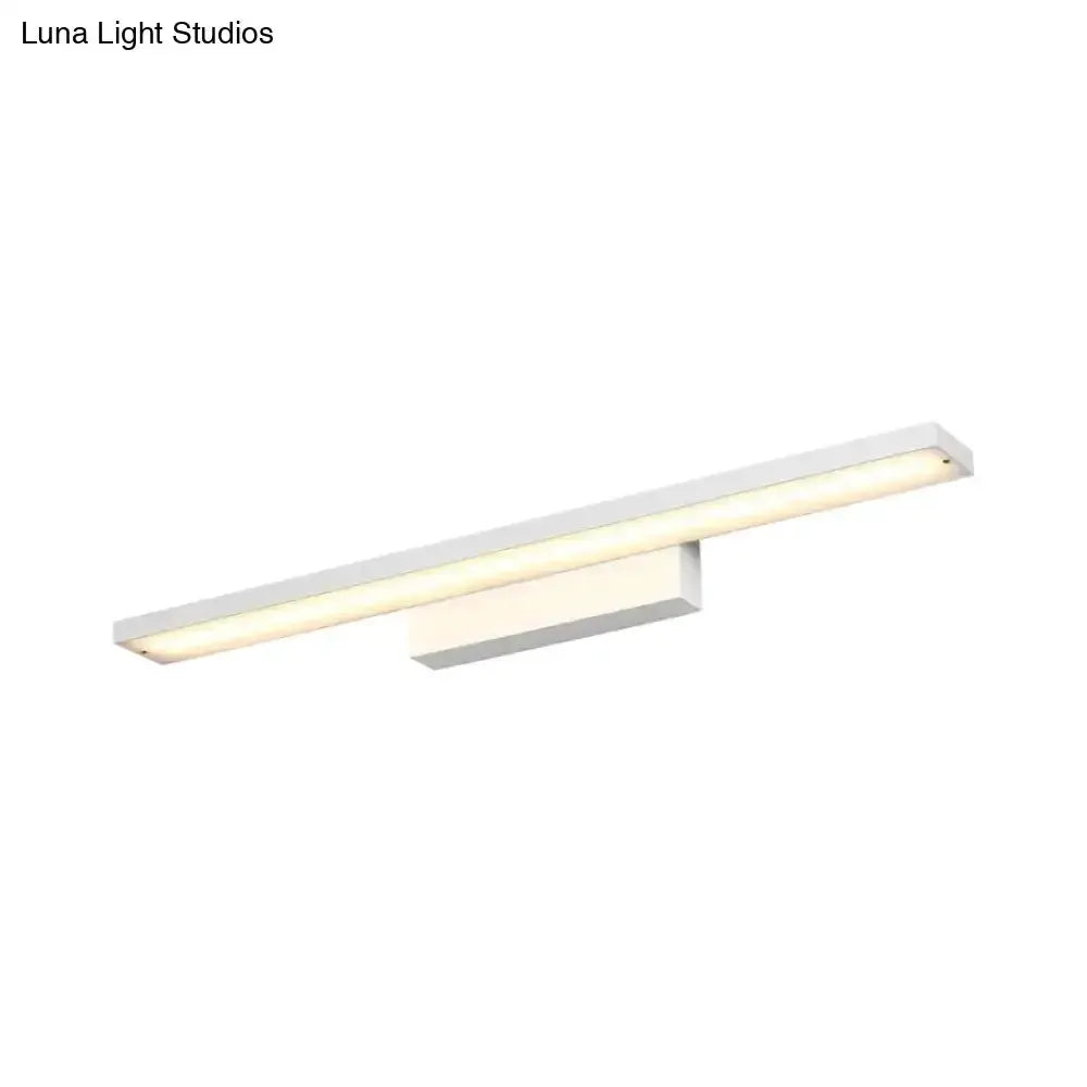 Modern Black and White LED Vanity Lamp for Bath