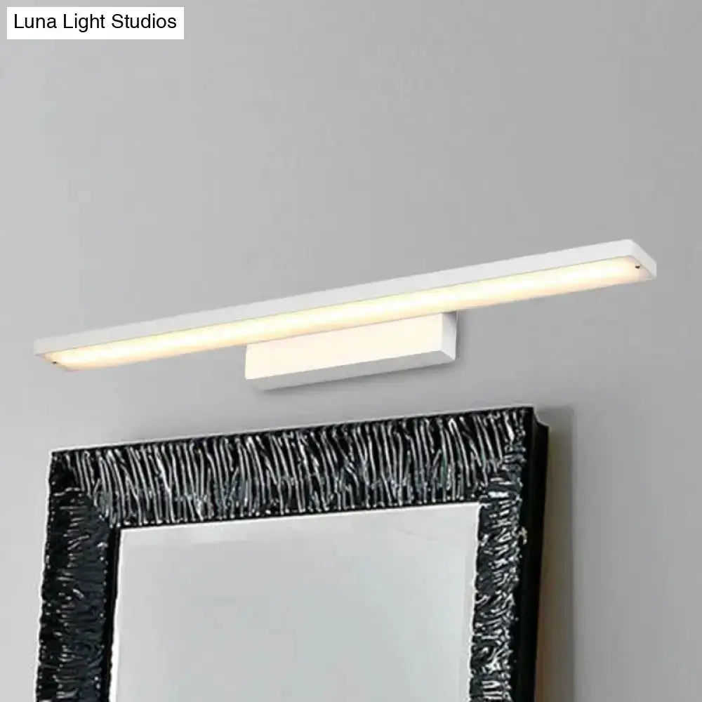 Modern Black and White LED Vanity Lamp for Bath