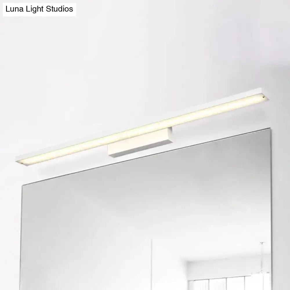 Modern Black and White LED Vanity Lamp for Bath