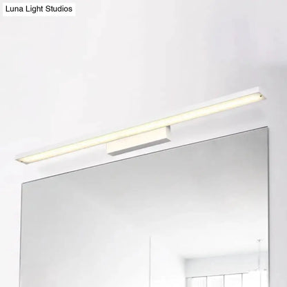 Modern Black and White LED Vanity Lamp for Bath