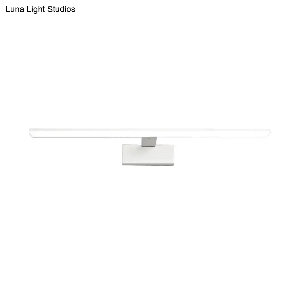 Modern Black and White LED Vanity Lamp Sconce
