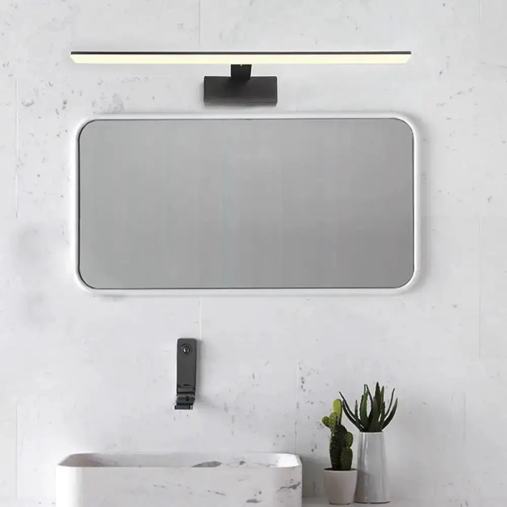 Modern Black and White LED Vanity Lamp Sconce