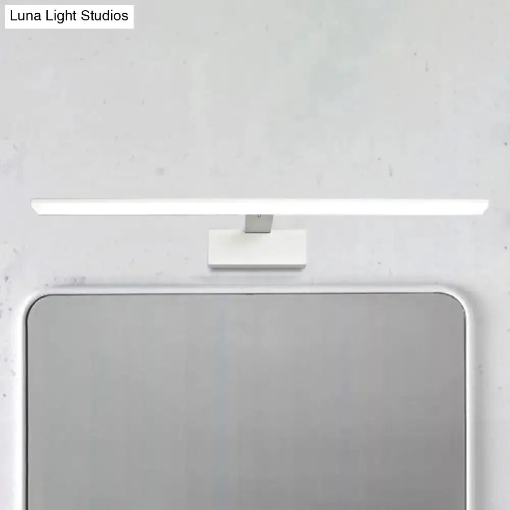 Modern Black and White LED Vanity Lamp Sconce