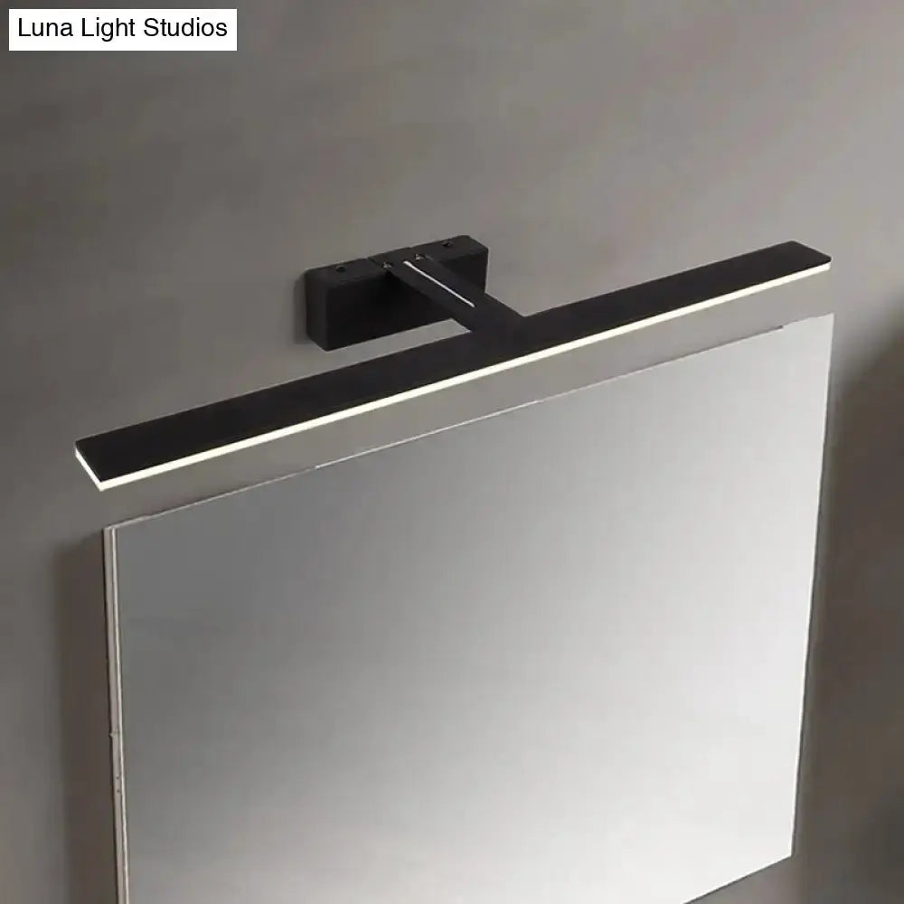 Modern Black and White LED Vanity Lamp Sconce