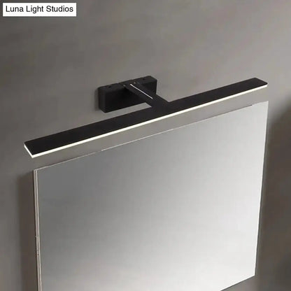 Modern Black and White LED Vanity Lamp Sconce