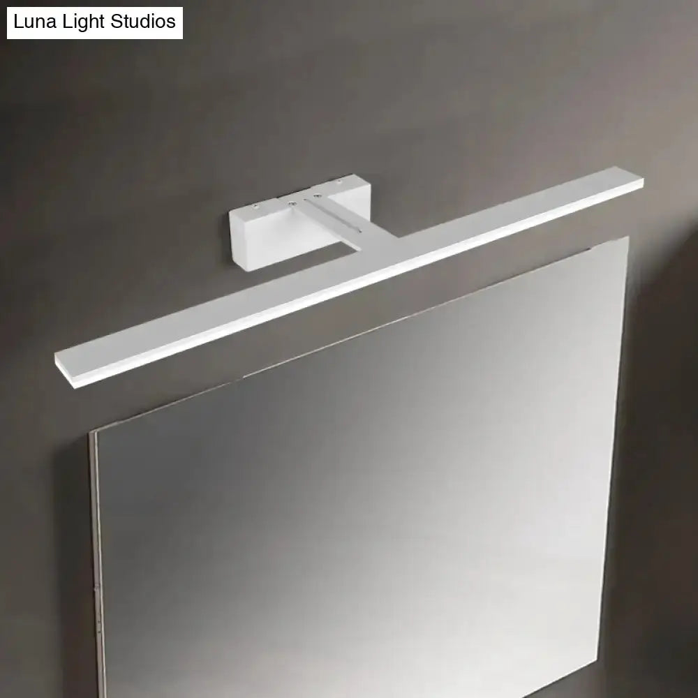 Modern Black and White LED Vanity Lamp Sconce