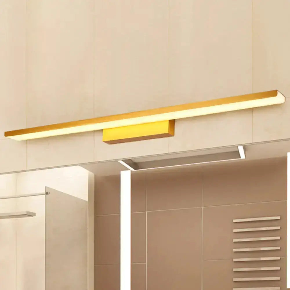 Modern Black and White LED Wall Light for Bath