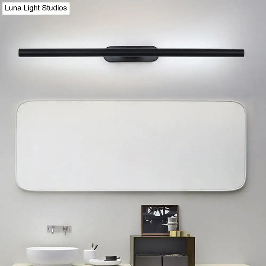 Modern black and white LED wall vanity light, bar-style, bathroom decor by Decorbites on Tampa Home & Garden Store