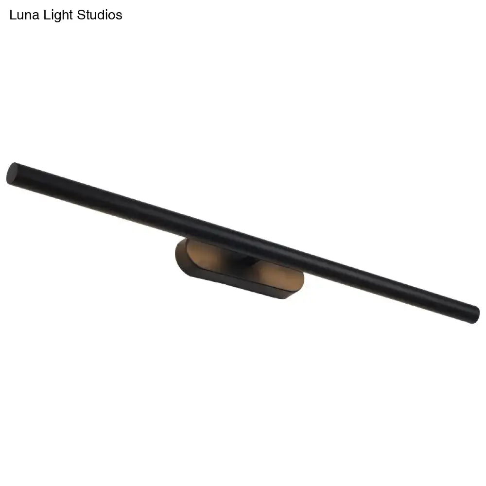 Modern black LED wall vanity light with brass base for bathroom Decorbites on Tampa Home & Garden Store