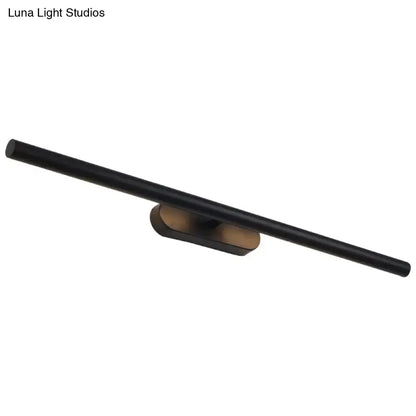 Modern black LED wall vanity light with brass base for bathroom Decorbites on Tampa Home & Garden Store