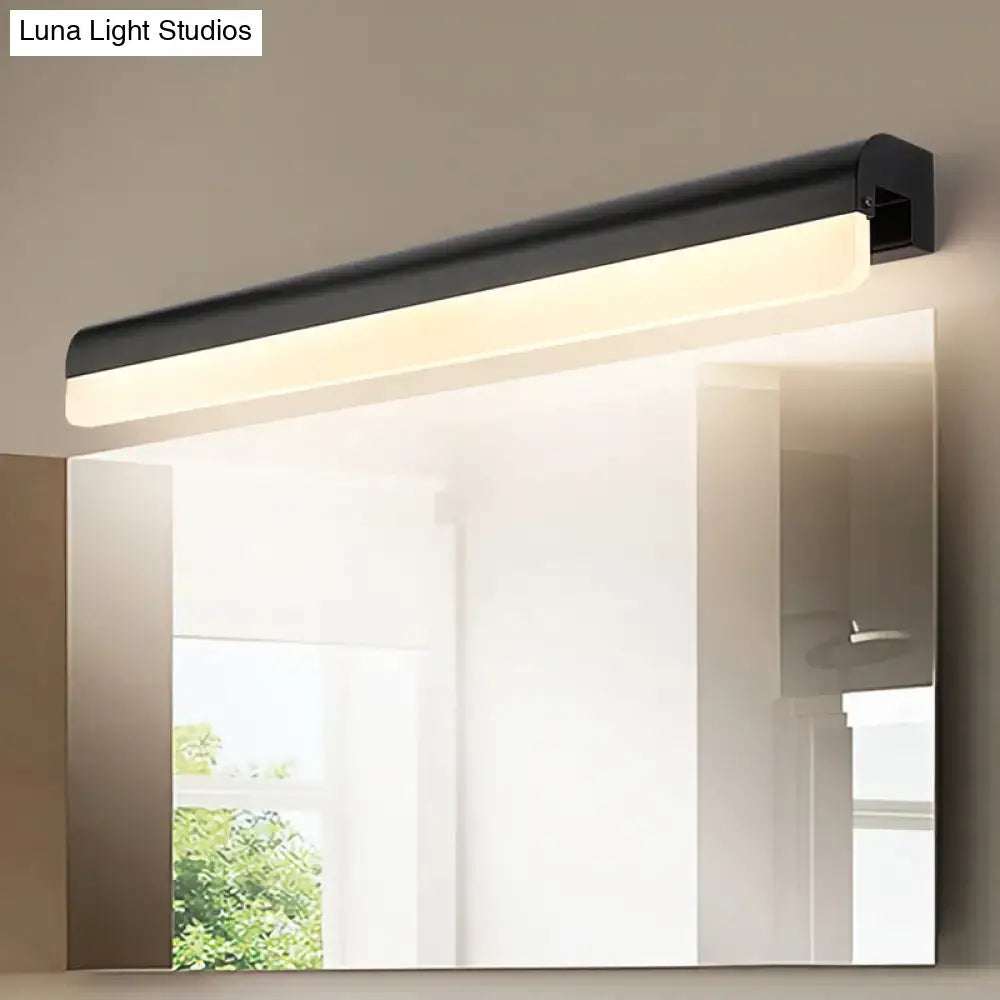 Modern Black White LED Linear Wall Light