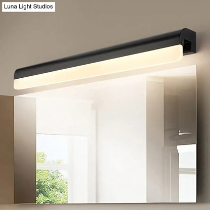 Modern Black White LED Linear Wall Light