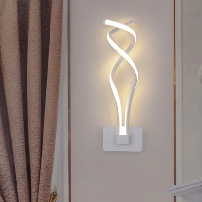 White Musical Note Acrylic Lamp And Shade