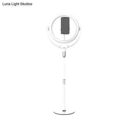 Modern Black and White Ring Led Mirror Lamp