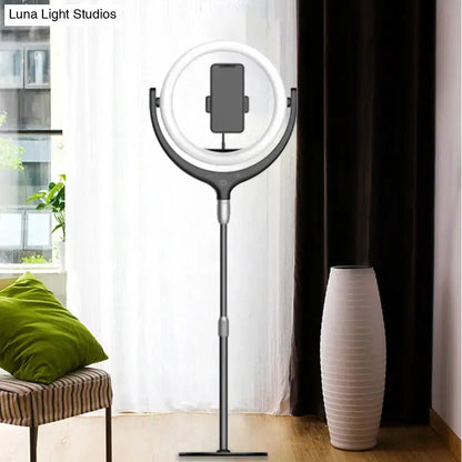 Modern Black and White Ring Led Mirror Lamp