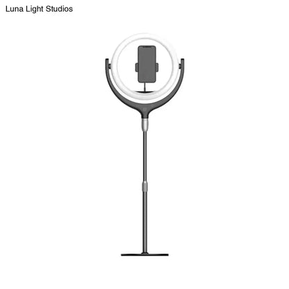 Modern Black and White Ring Led Mirror Lamp