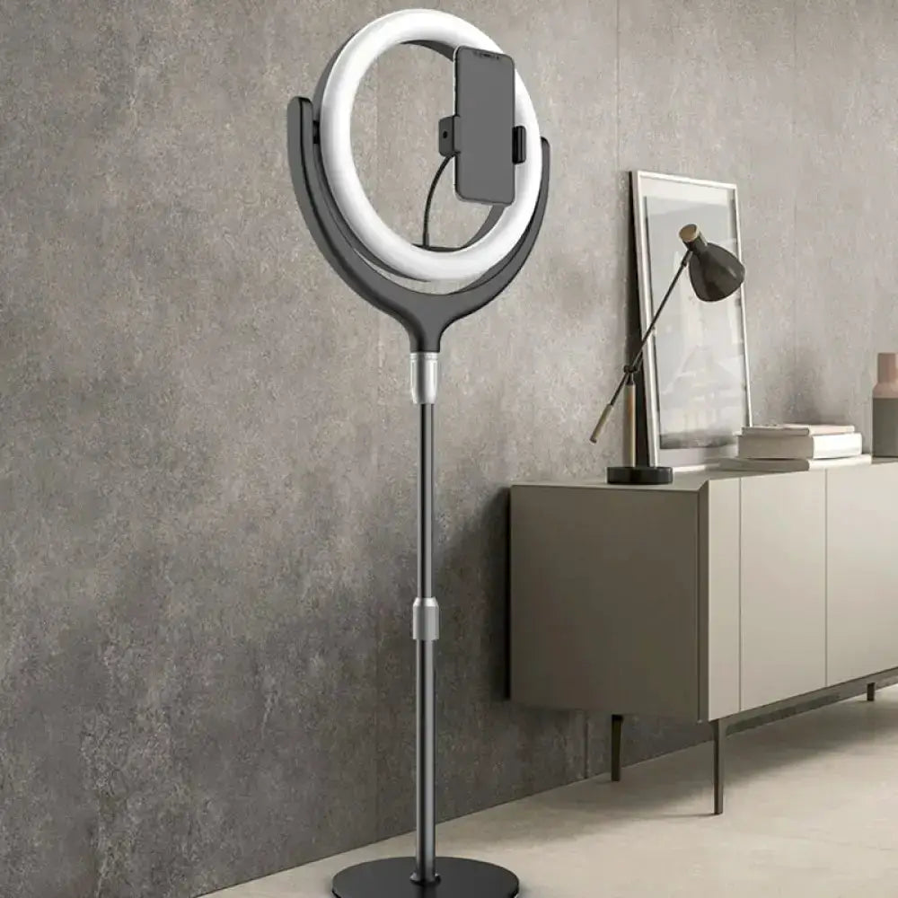 Modern Black and White Ring Led Mirror Lamp