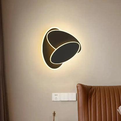 Modern Black and White Rotatable LED Wall Light