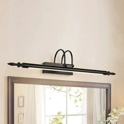 Decorbites modern black LED vanity lighting bar for bathroom above mirror on Tampa Home & Garden Store