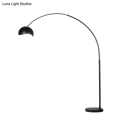 Modern Black and Yellow Fishing Rod Floor Lamp