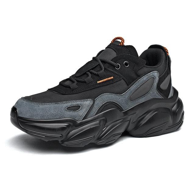 Blue Platform Casual Sneakers and Soft Comfort