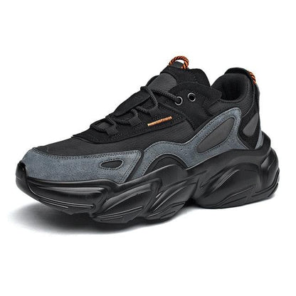 Blue Platform Casual Sneakers and Soft Comfort