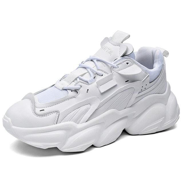 Blue Platform Casual Sneakers and Soft Comfort