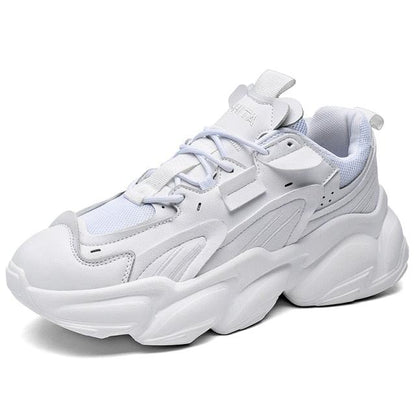 Blue Platform Casual Sneakers and Soft Comfort