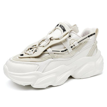 Blue Platform Casual Sneakers and Soft Comfort