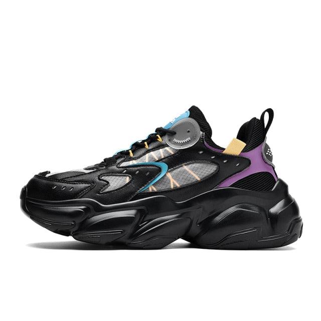 Blue Platform Casual Sneakers and Soft Comfort