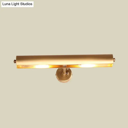Brass adjustable vanity sconce by Decorbites, wall-mount cylindrical bar light on Tampa Home & Garden Store