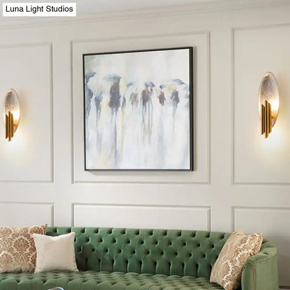 Brass Glass Direct-Wired Wall Sconce pair, Decorbites, gold-tone, wall-mount lighting on Tampa Home & Garden Store