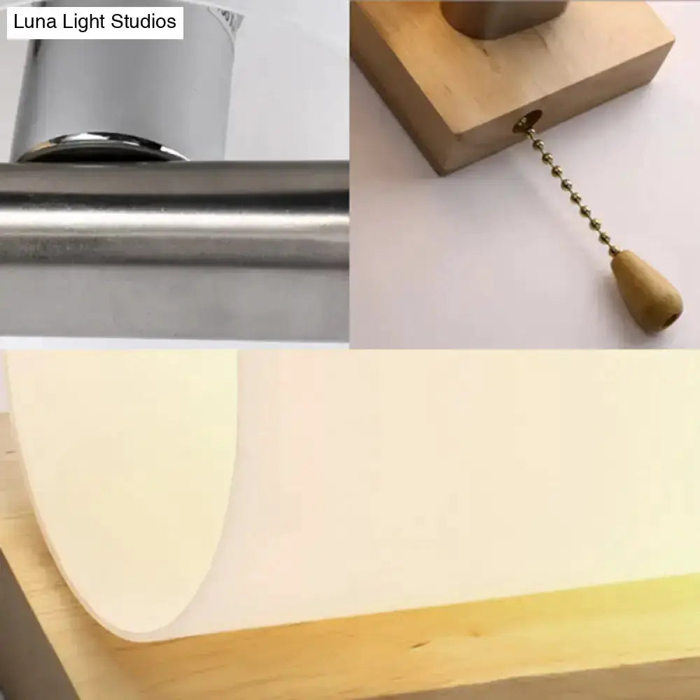 Brass and Opal Glass Wall Lamp Bedroom Sconce