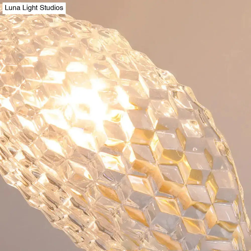 Modern brass crystal beveled hallway sconce with diamond-cut glass facets Decorbites on Tampa Home & Garden Store
