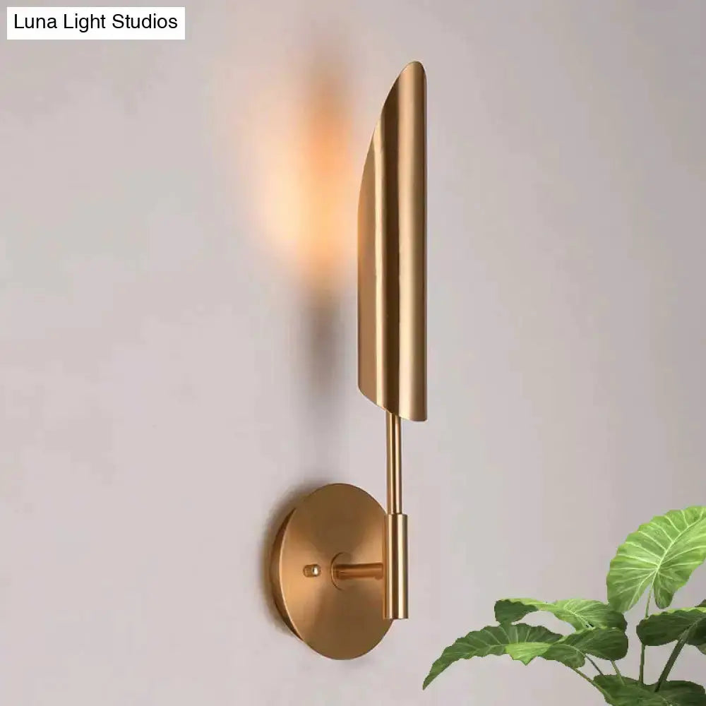 Modern brass finish LED wall lamp bedroom sconce by Decorbites on Tampa Home & Garden Store