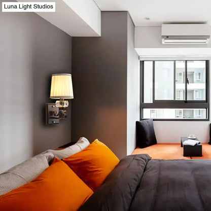 Modern Brass Wall Lamp for Bedroom Sconce
