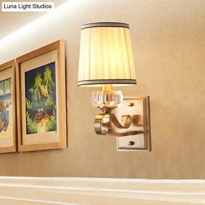Modern Brass Wall Lamp for Bedroom Sconce