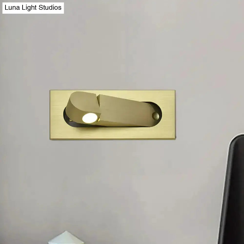 Bronze and Coffee LED Wall Lamp for Bedroom