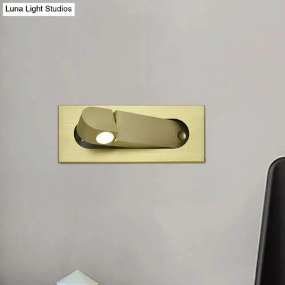 Bronze and Coffee LED Wall Lamp for Bedroom