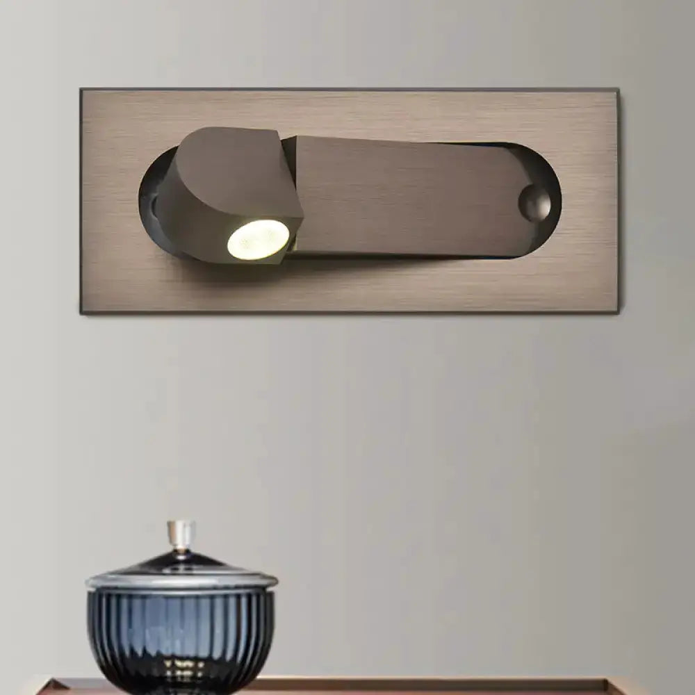 Bronze and Coffee LED Wall Lamp for Bedroom