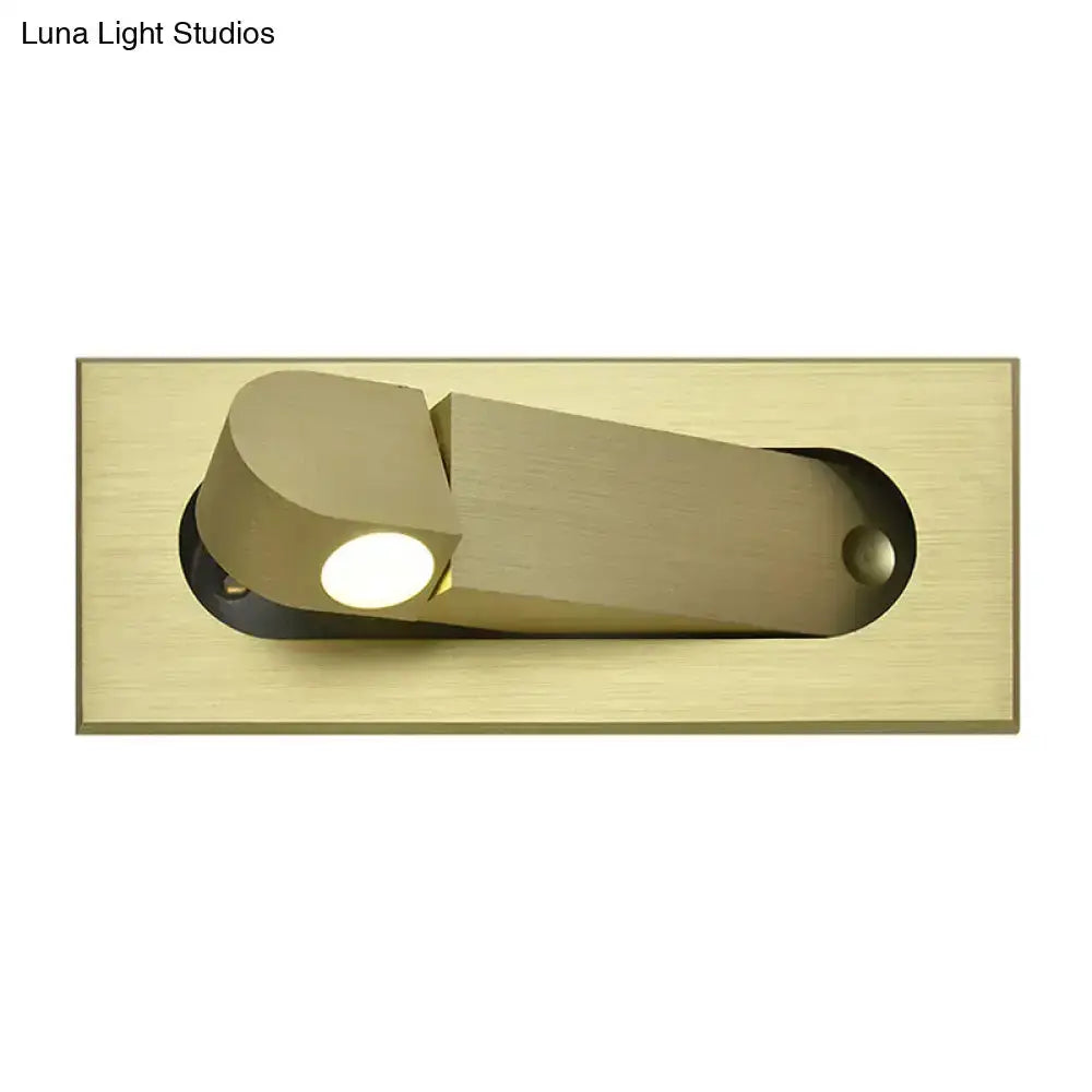 Bronze and Coffee LED Wall Lamp for Bedroom
