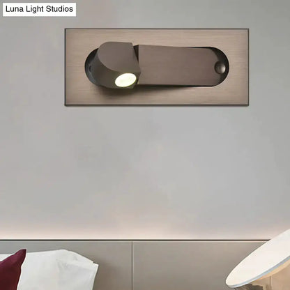 Bronze and Coffee LED Wall Lamp for Bedroom