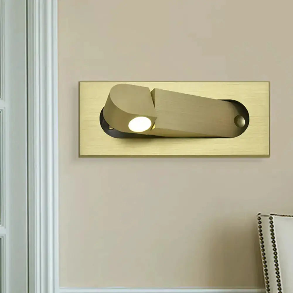 Bronze and Coffee LED Wall Lamp for Bedroom
